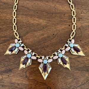 J.Crew | Art Deco Pendant Necklace | 17” Adjustable